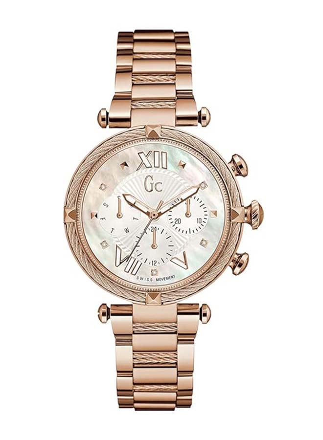 Gc Women's Analog Round Shape Stainless Steel Wrist Watch - 38 Mm  - Image 1