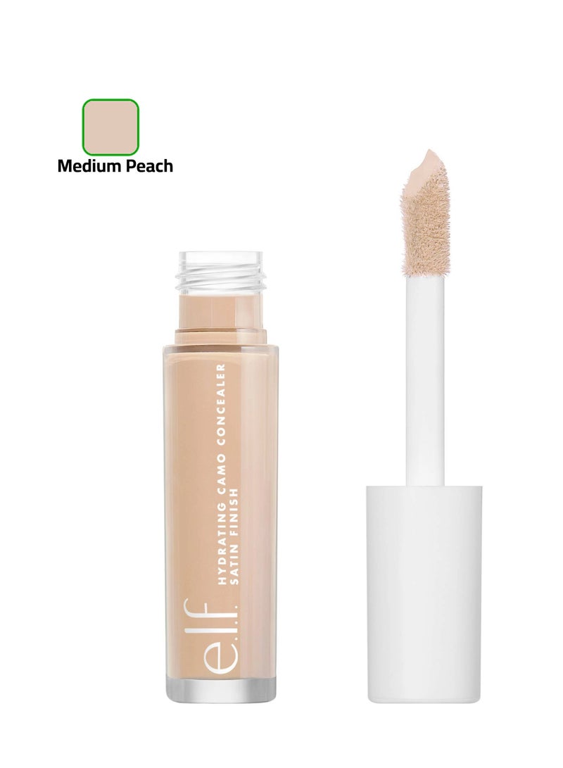 elf Hydrating Camo Concealer, Lightweight, Full Coverage, Long Lasting, Conceals, Corrects, Covers, Hydrates, Highlights, Satin Finish Medium Peach - Image 1