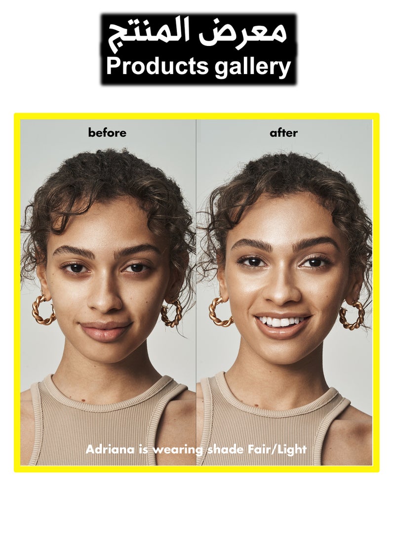 e.l.f. - Halo Glow Liquid Filter, Complexion Booster For A Glowing, Soft-Focus Look, Infused With Hyaluronic Acid, Vegan Medium/Tan Warm - Image 1