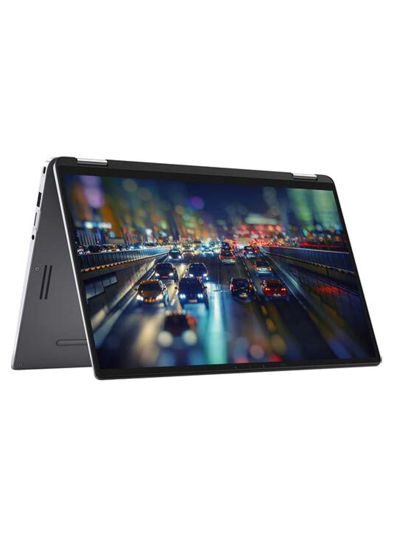 DELL Latitude 9410 14" Touchscreen 2 in 1 Notebook, Intel i5-10210U Quad-core, 8GB RAM, 256GB SSD, Windows 10 Pro (PD1XC) English/Arabic Gray  - Image 1