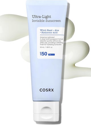 واقي شمسي خفيف للغاية غير مرئي بعامل حماية من الشمس SPF50 PA++++ للبشرة الجافة المتضررة من الشمس، الصبار وماء أوراق نبات البندق الساحر - pnsku/N70095447V/45/_/1721896376/af736cfe-9726-49e4-883f-a8d6b4c5e378