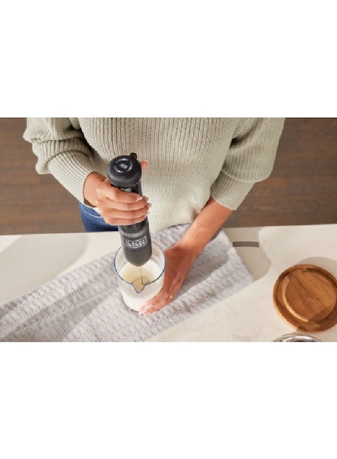 بلاك اند ديكر عصا مطبخ متعددة الاستخدامات 6 في 1 قابلة لإعادة الشحن ولاسلكية - Image 4