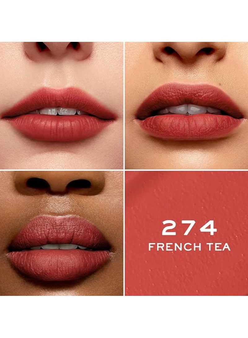 LANCOME L'Absolu Rouge, Intimatte, Ultra Confort & Sensation Levres Nues, Soft Matte Lipstick , Caring Plush Comfort & The Feeling Of Perfect Lips Pink  - Image 4