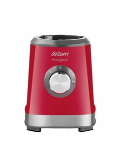 Arzum Magic Blend Jug Blender Motor Power Stainless Steel Ice-Crushing Jar 500 W AR1159 Red  - Image 2