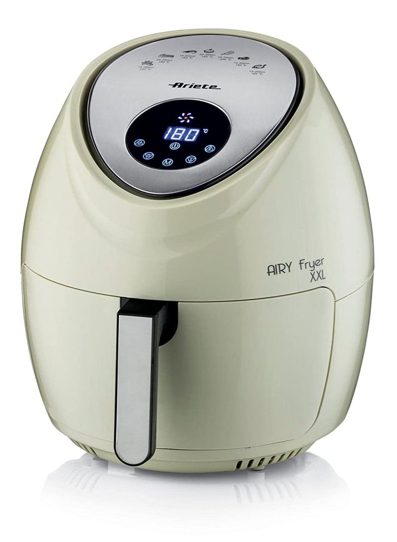Ariete Air Fryer XXL 7 Litres, Oil-Free Fryer 2.5 kg Fries, 1800 Watt, Beige 4618 7 L 1800 W 4618 Beige - Image 1