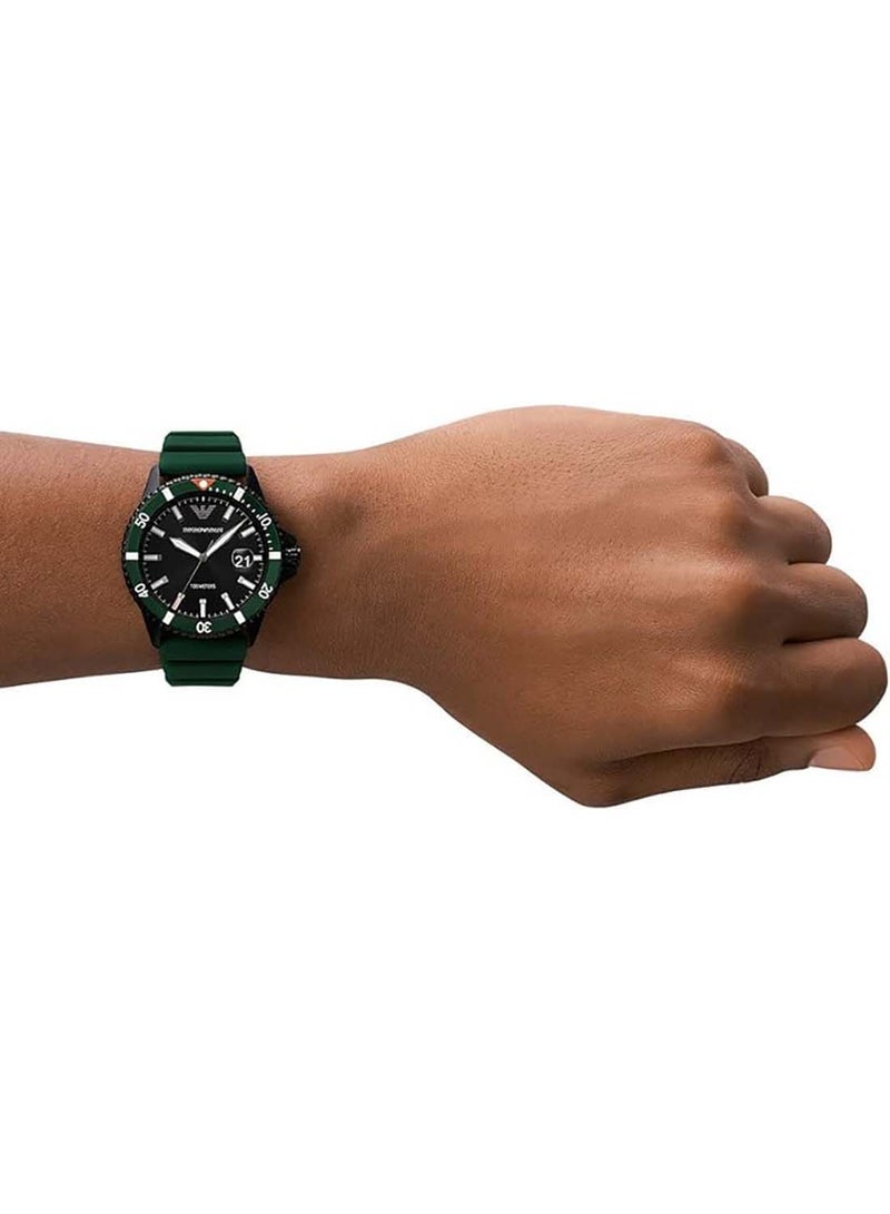 EMPORIO ARMANI - Men's Analog Wrist Watch AR11464 - 42 Mm Green - Image 1