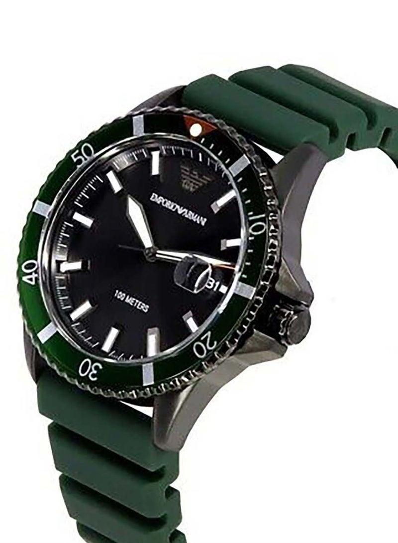 EMPORIO ARMANI - Men's Analog Wrist Watch AR11464 - 42 Mm Green - Image 1