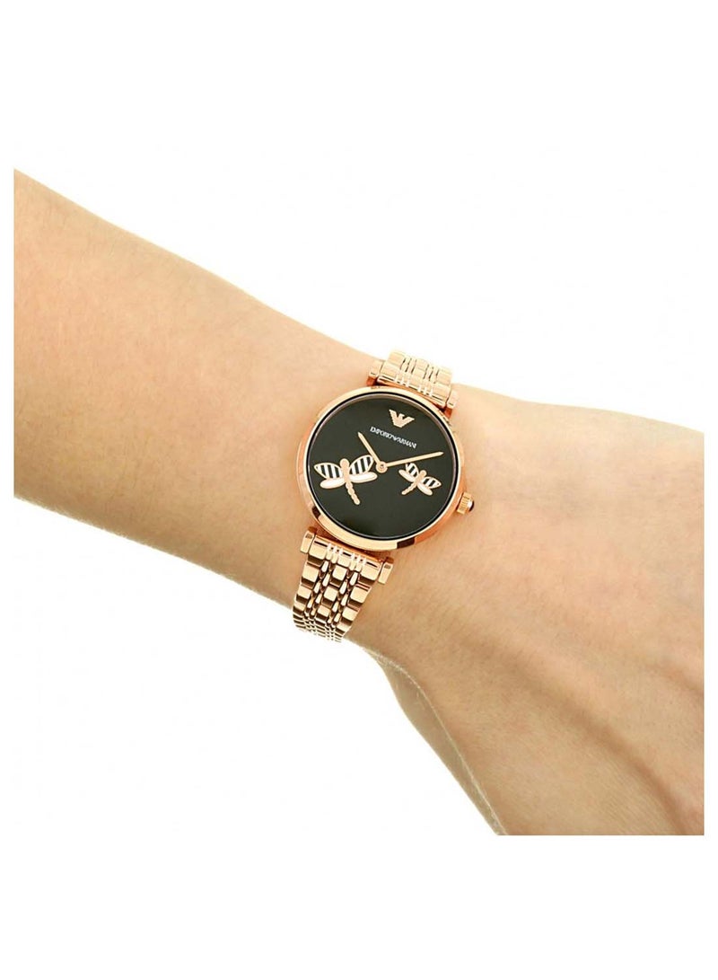 EMPORIO ARMANI - Women's Analog Wrist Watch AR11206 - 32 Mm Rose Gold - Image 1