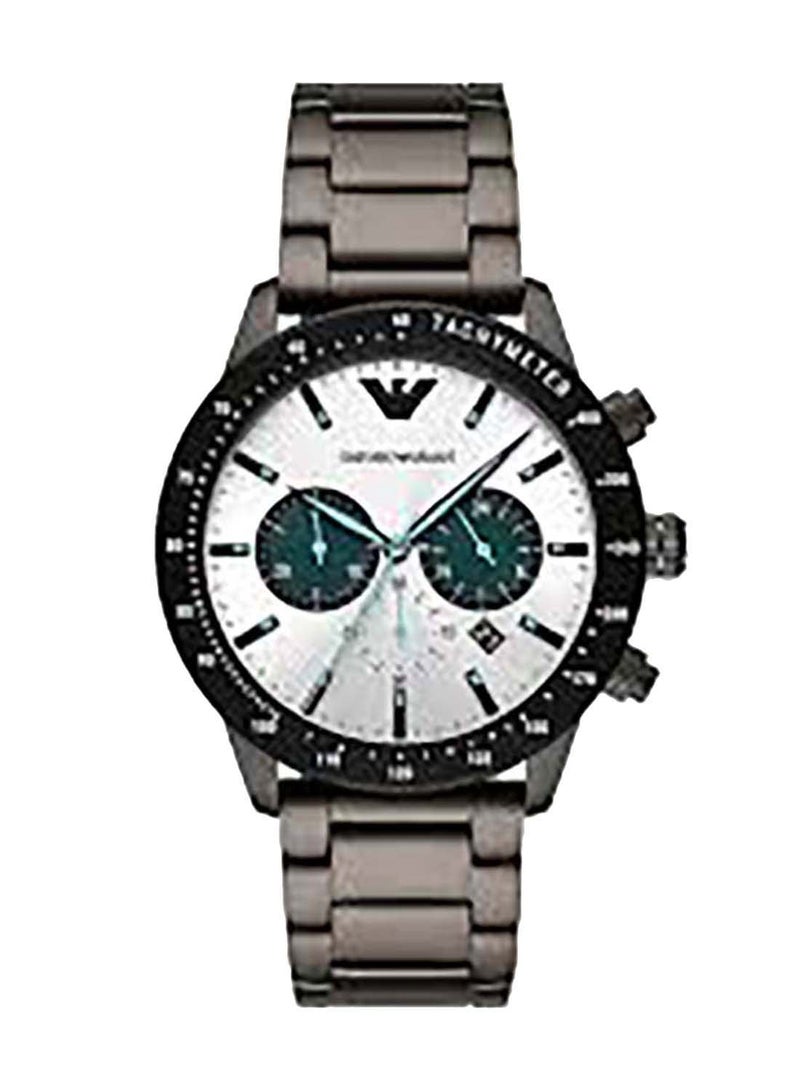 EMPORIO ARMANI - Men's Chronograph Wrist Watch AR11471 - 43 Mm Gunmetal - Image 1