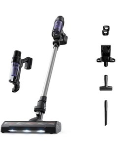 Tefal Handstick Vacuum Cleaner | X-PERT 7.60 | 140 W Cordless Vacuum Cleaner | Powerful | Ultra-Lightweight | Long-Lasting Battery 5.3 L 140 W TY6A35HO ‎Grey & Purple  - Image 1