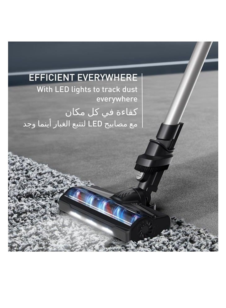Tefal Handstick Vacuum Cleaner | X-PERT 7.60 | 140 W Cordless Vacuum Cleaner | Powerful | Ultra-Lightweight | Long-Lasting Battery 5.3 L 140 W TY6A35HO ‎Grey & Purple  - Image 4