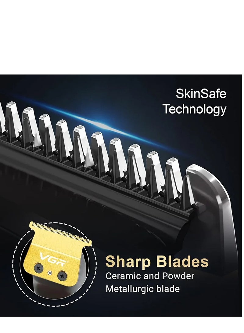 في جي آر ماكينة قص الشعر الاحترافية VL-972 إصدار محدود، ماكينة تشذيب للرجال مع شاشة LED رقمية - Image 5