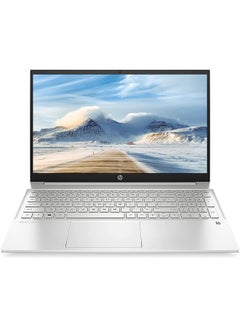 Pavilion 15 (Upgraded Version) Laptop With 15-Inch Display, Core i7-1165G7 Processor/32GB RAM/2TB SSD/Intel Iris XE Graphics/Windows 11 Pro English Silver