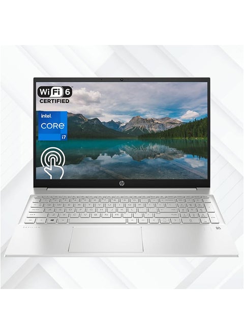 Pavilion (Upgraded Version) Laptop With 15.6-Inch Display, Core i7-1355U Processor/16GB RAM/1TB SSD/Intel Iris XE Graphics/Windows 11 Home English Silver