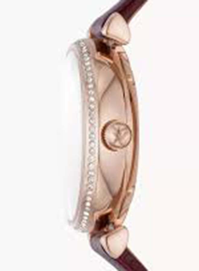 EMPORIO ARMANI - Women's Analog Wrist Watch AR60044 - 34 Mm Burgundy - Image 1