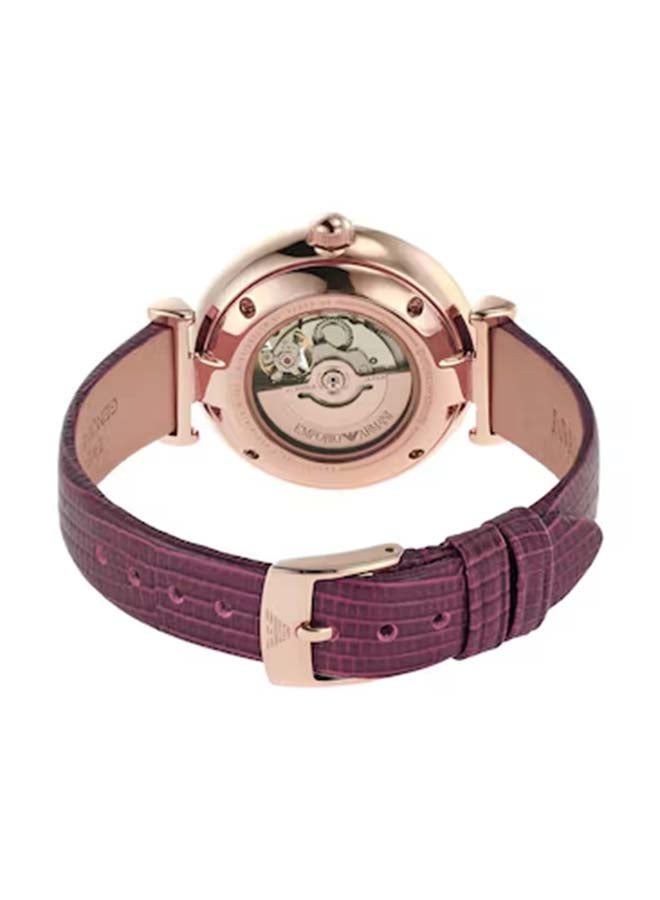 EMPORIO ARMANI - Women's Analog Wrist Watch AR60044 - 34 Mm Burgundy - Image 1