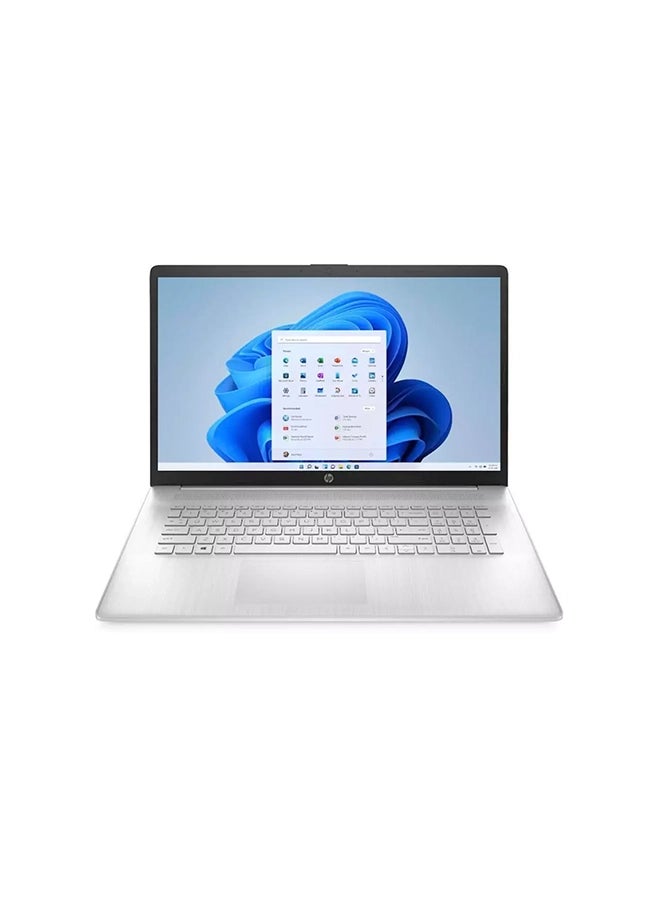HP - 17-CN0076nr (Upgraded Version) Laptop With 17.3-Inch Display, Pentium N5030 Processor/8GB RAM/512GB SSD/Intel UHD 605 Graphics/Windows 11 Home English Silver - Image 1