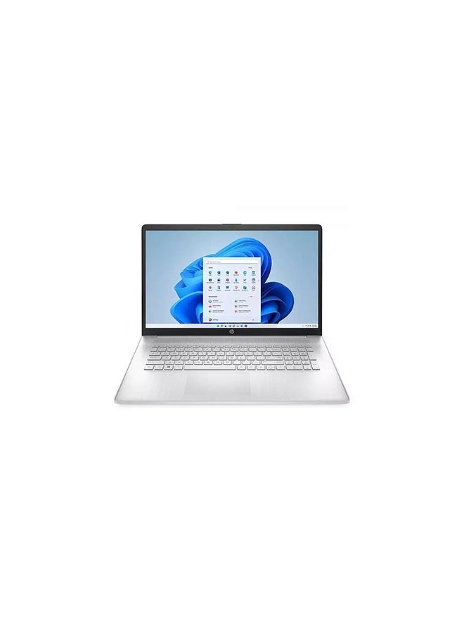 HP - 17-CN0076nr (Upgraded Version) Laptop With 17.3-Inch Display, Pentium N5030 Processor/8GB RAM/512GB SSD/Intel UHD 605 Graphics/Windows 11 Home English Silver - Image 1