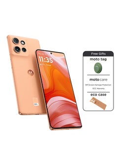 Motorola MOTOROLA Edge 50 5G Dual SIM  Peach Fuzz 12GB+12GB RAM 512 GB With Free Moto Tag & Screen Damage Protection - Middle East Version  - Image 1