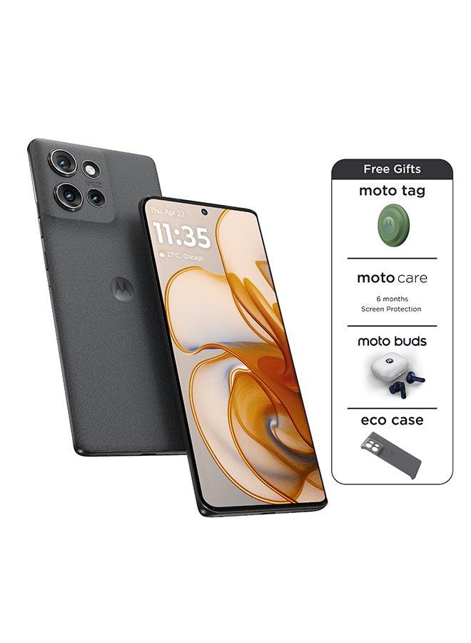 Edge 50 5G Dual SIM Koala Grey 12GB RAM 512GB With Free Moto Buds And Moto Tag And Screen Damage Protection  - Middle East Version 