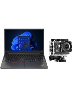 ThinkPad E16 (Upgraded Version) Laptop With 16-Inch Display, Core i7-1355U Processor/48GB RAM/1TB SSD/Intel Iris XE Graphics/Windows 11 Pro + HD Sports Camera English Black