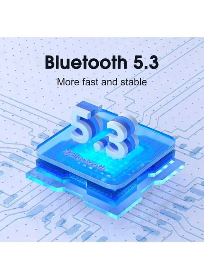 T13 ANC Bluetooth Earphones, Active Noise Cancelling Wireless Earbuds, Gaming In Ear Earphones, 4 Mics Clear Calls, 7H Music Time Black