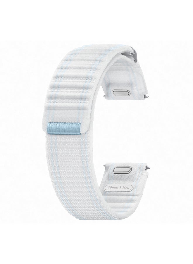 سامسونج Samsung Galaxy Watch Watch7 Fabric Band M/L, White WHITE - Image 3
