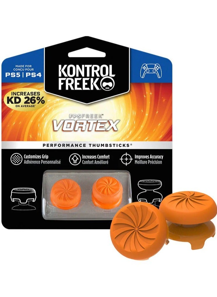 KontrolFreek 2-Piece FPS Freek Vortex Thumb Grip Set For PS4/PS5 Controllers - Image 1