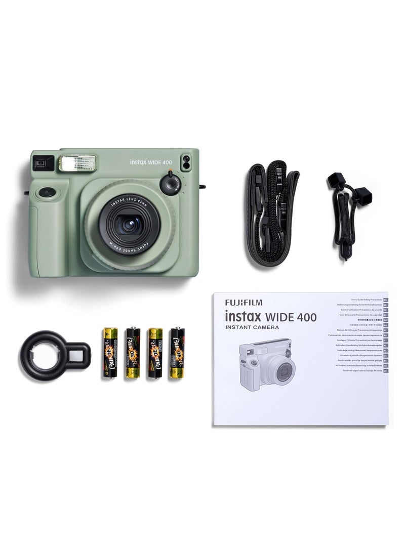 Instax Wide 400 Instant Camera Green - pnsku/N70095830V/45/_/1722051079/f678ac10-6417-4013-acb6-7eefaabea17e