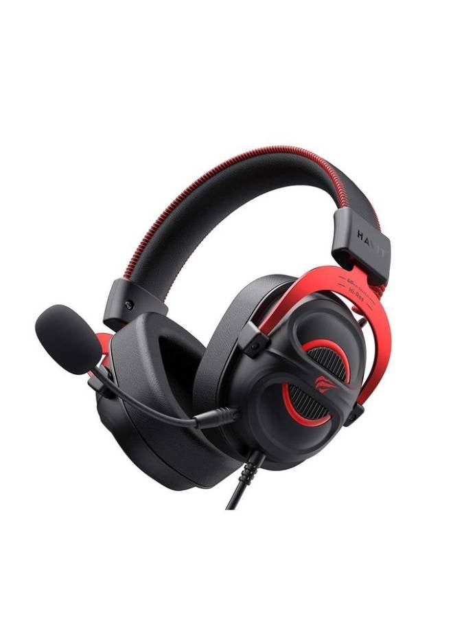 havit Wired Headphones, Gaming Headset, Surround Sound 50mm Driver, Retractable Adjustable Headband, Unisex - Image 2