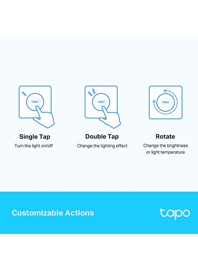 TP-LINK Tapo S200D Smart Remote Dimmer Switch White - Image 4