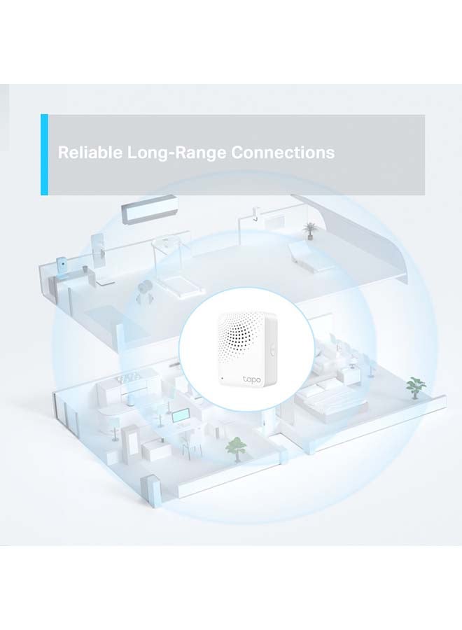 TP-LINK - Tapo H100 Smart Hub With Chime White - Image 1