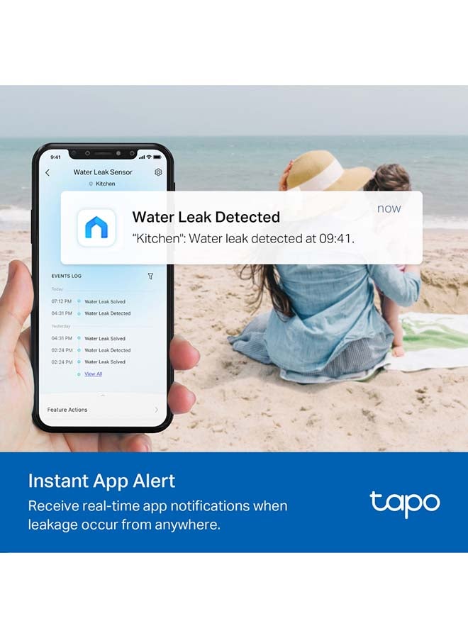 Tapo T300 Smart Water Leak Sensor White