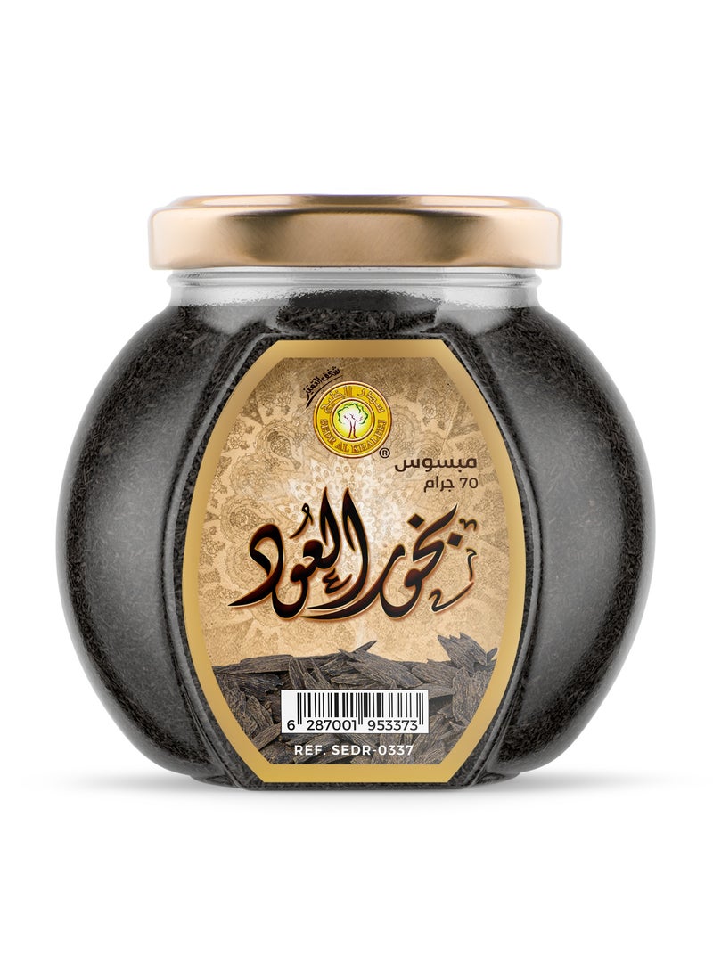 سدر الخليج للعطور - مبسوس بخور العود 70 جرام 70جرام - Image 1