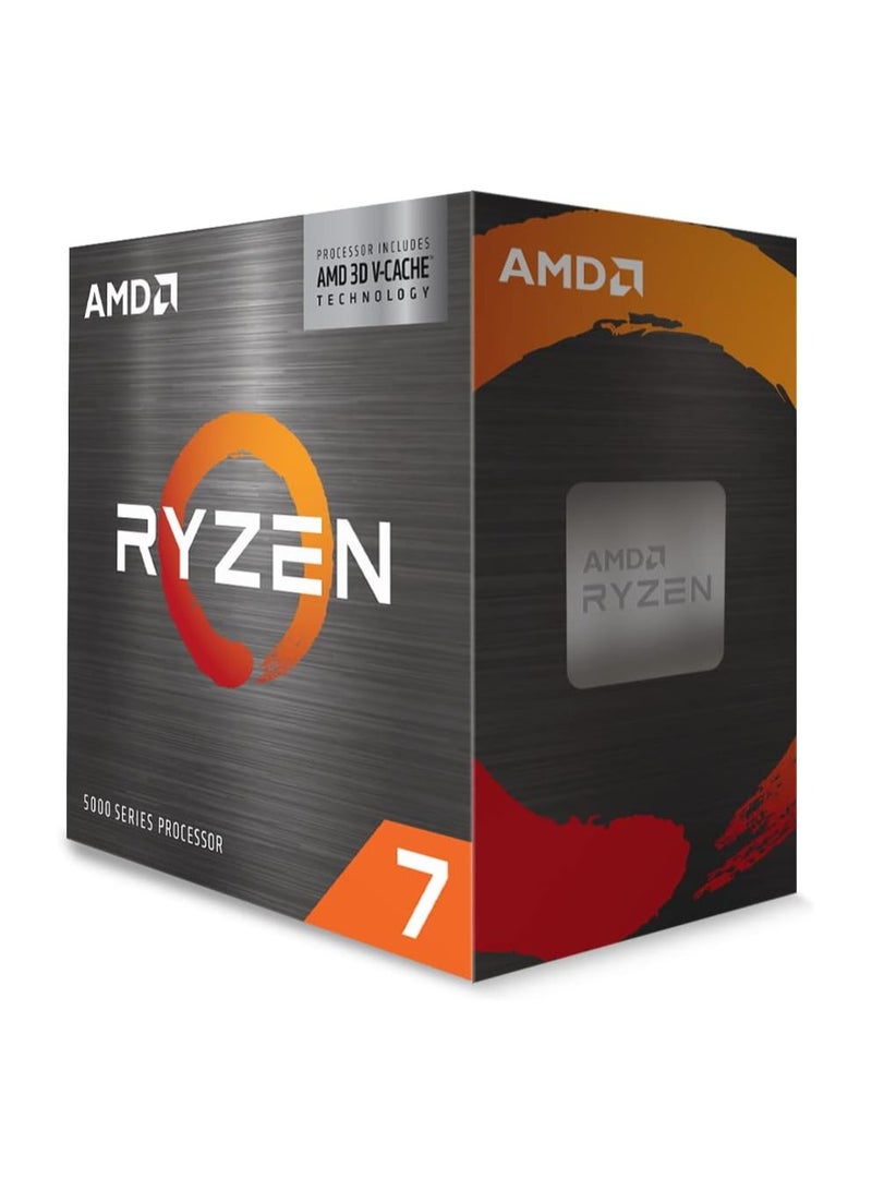 AMD - Ryzen 7 5700X3D 8-Core, 16-Thread Desktop Processor Grey - Image 1