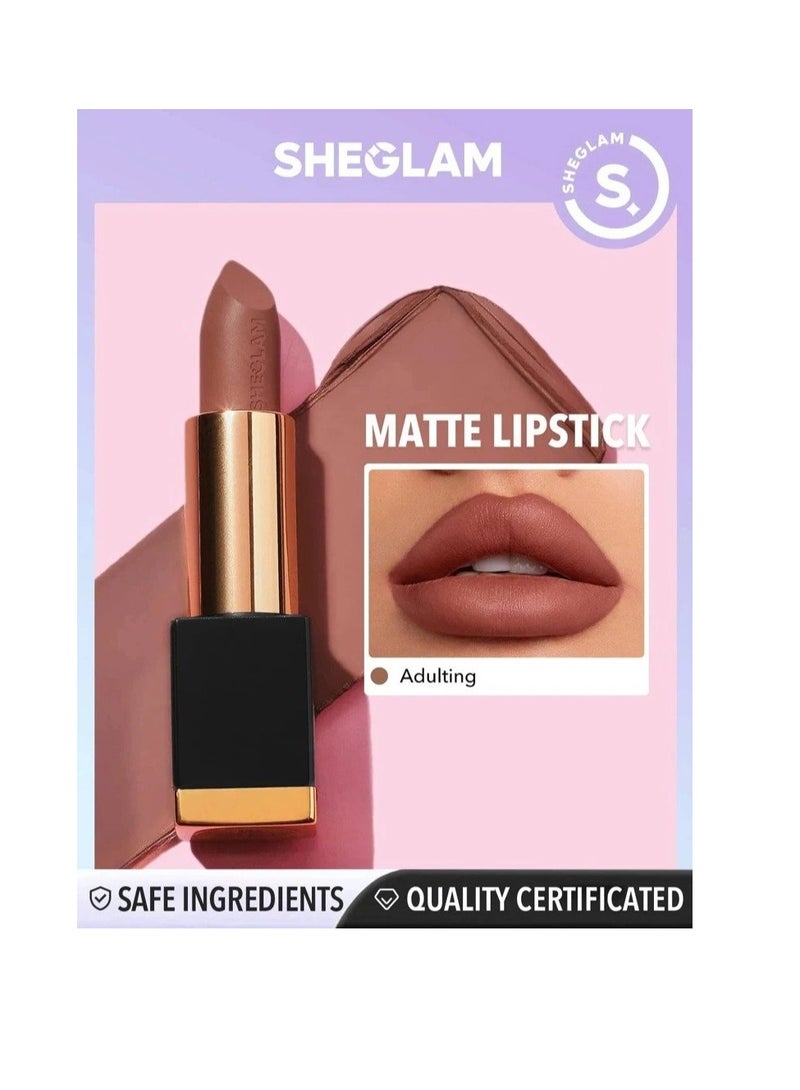 SHEGLAM Matte Allure Lipstick Adulting - Image 1