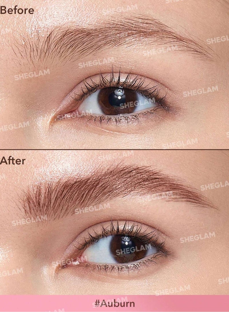 SHEGLAM Brow Fection Angled Brush & Dip Auburn  - Image 2