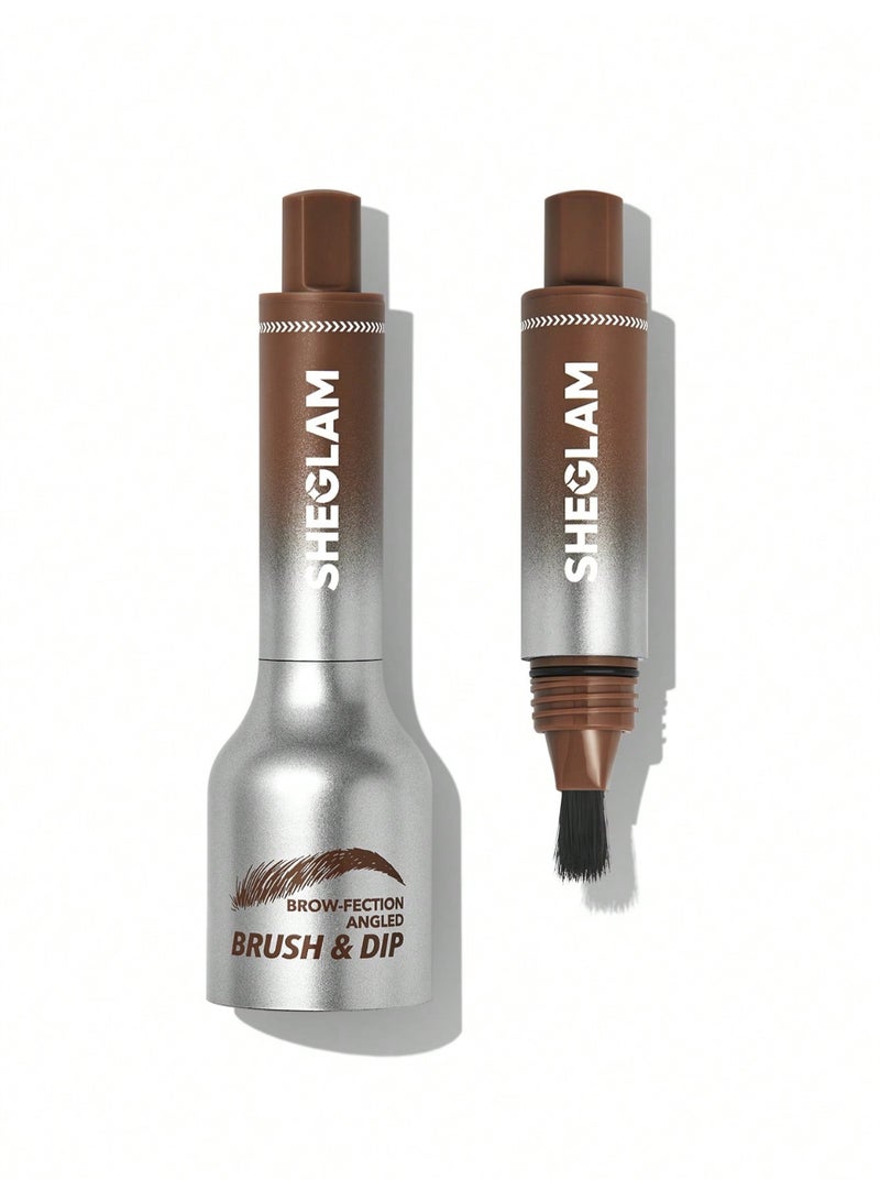 SHEGLAM Brow Fection Angled Brush & Dip Auburn  - Image 1
