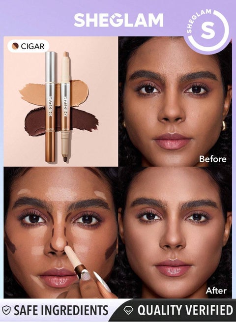 Fine Line 2-In-1 Nose Contour & Highlight Pen - Cigar Cigar