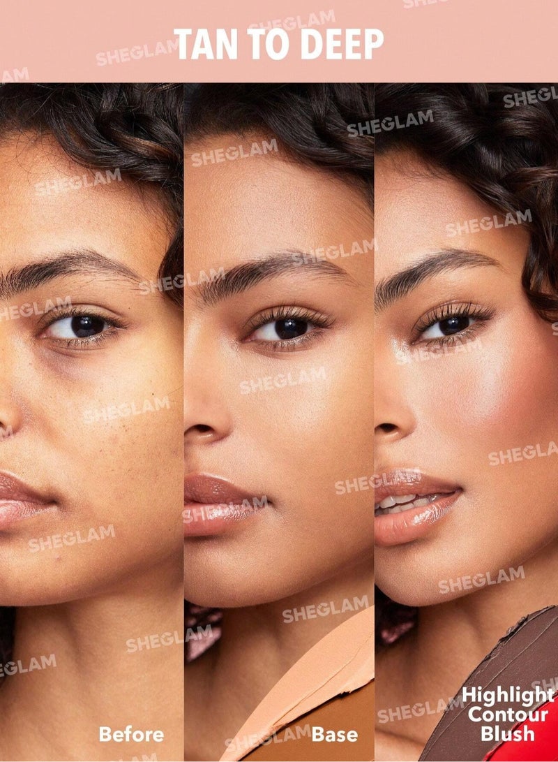 SHEGLAM All About That Face Multifunctional Face Palette - Mocha Sculpt Mocha - Image 2