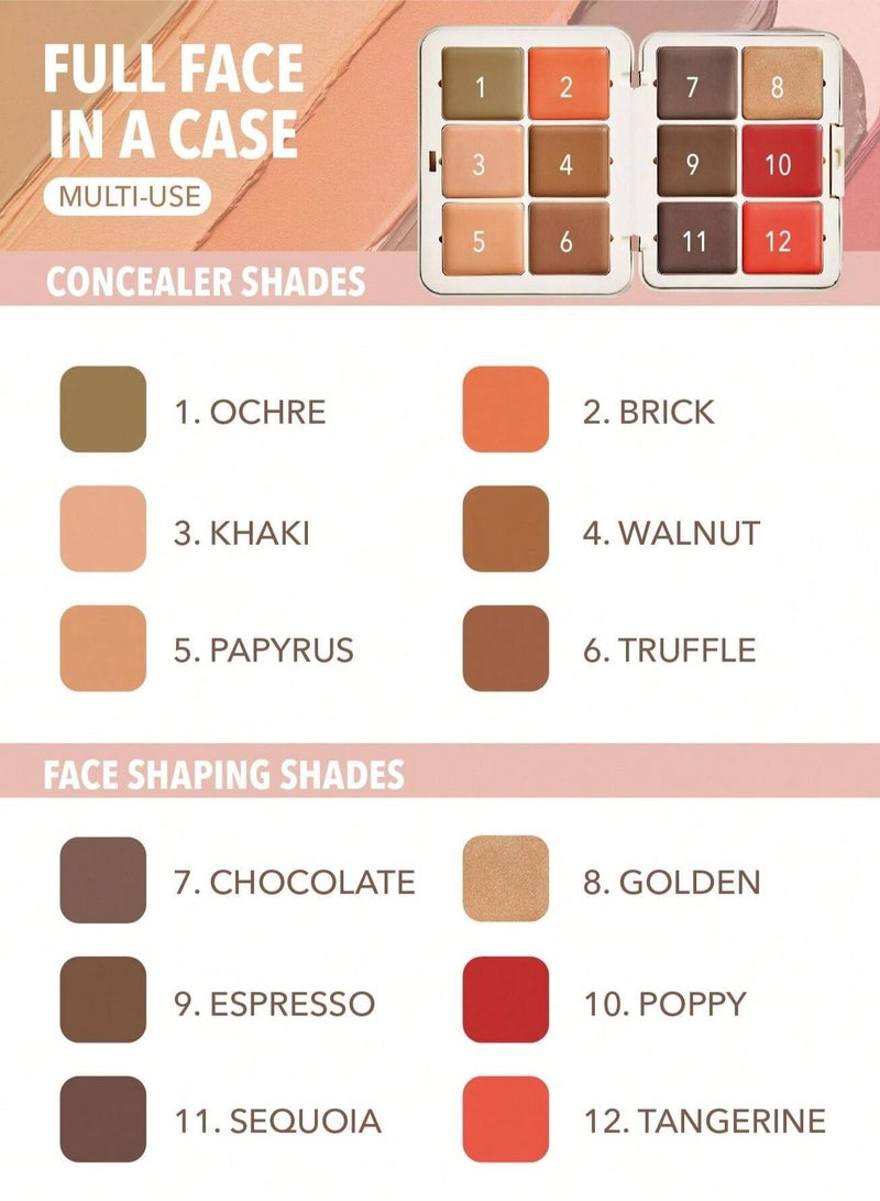 SHEGLAM All About That Face Multifunctional Face Palette - Mocha Sculpt Mocha - Image 3