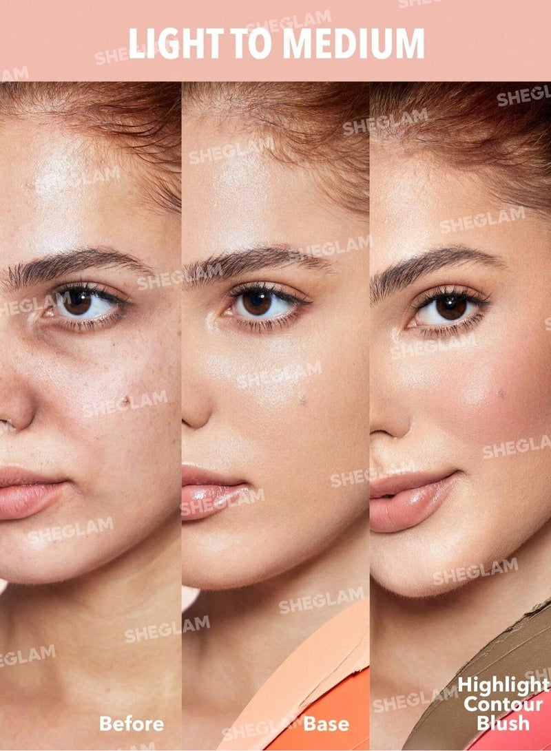 لوحة الوجه متعددة الوظائف من SHEGLAM All About That Face - Vanilla Sculpt
