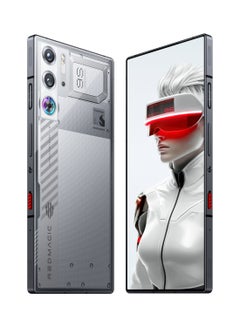 ريد ماجيك هاتف Redmagic 9S Pro ثنائي الشريحة Snowfall وذاكرة وصول عشوائي سعتها 16 جيجابايت وذاكرة تخزين داخلية 512 جيجابايت يدعم تقنية 5G - الإصدار العالمي 