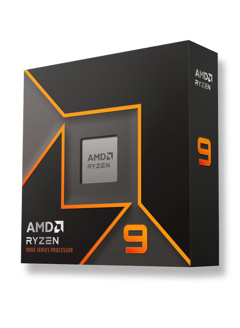 AMD - Ryzen 9 9900X 4.4 GHz AM5 120W Desktop Processors, 12 Cores & 24 Threads, 5.6 GHz Max Boost Clock, 64MB L3 Cache, AMD Radeon Graphics, 2CH-DDR5-5600/192 GB Max, Zen 5 Arc - Image 1