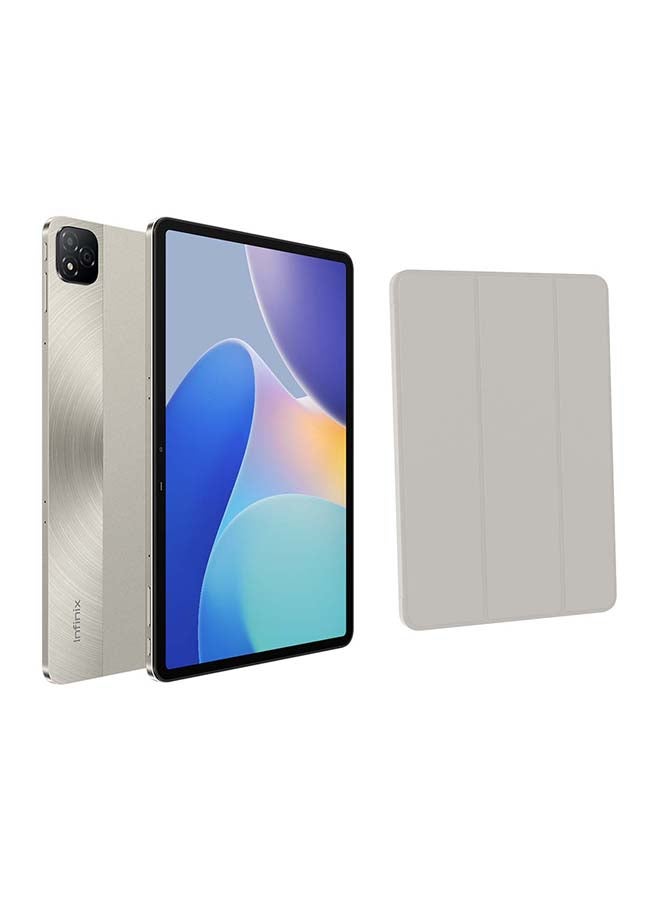 Infinix Xpad Tablet 11 inch Titan Gold 4GB RAM 256GB Wifi - Middle East Version With Gray Cover  - Image 1