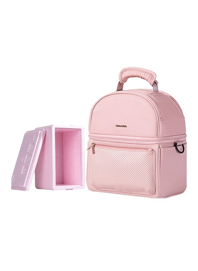 Insulated Lunch Bag With Thermo Box And 4 Pieces Flamingo Ice Pack Set - Pink - pnsku/N70096142V/45/_/1722245508/dcaad621-3d08-4d79-b773-37abfb414988