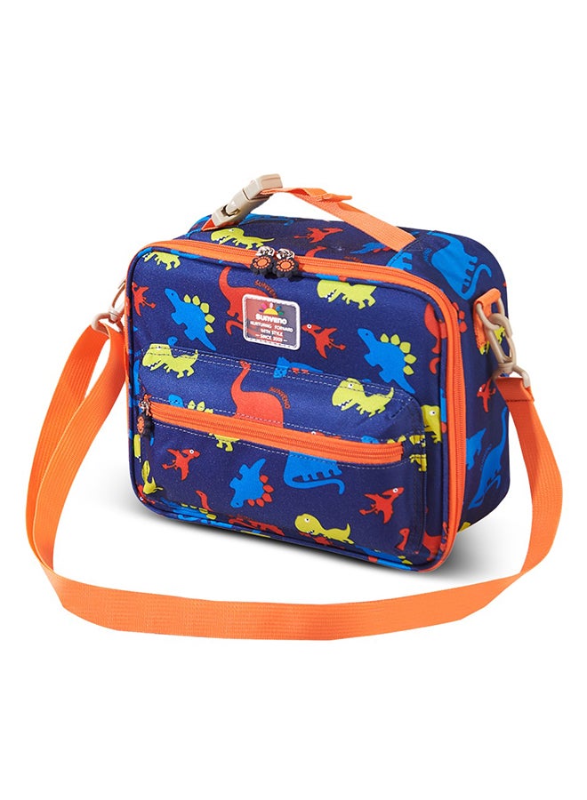 Lunch Bag With Shoulder Strap - Dino Blue - pnsku/N70096146V/45/_/1722245521/13ffcd00-85a6-4f9b-baaa-ca6d526f7adb