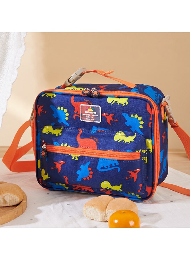 Lunch Bag With Shoulder Strap - Dino Blue - pnsku/N70096146V/45/_/1722245533/c21b1c95-eed9-42ab-aed6-e8bc14f8bc3d