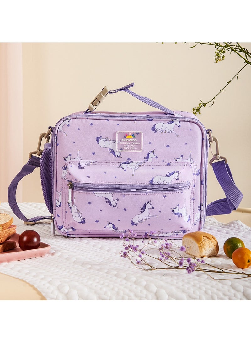 Lunch Bag With Shoulder Strap - Unicorn Purple - pnsku/N70096148V/45/_/1722245506/f1ab3d03-849b-4df4-9c3f-288e02b34607