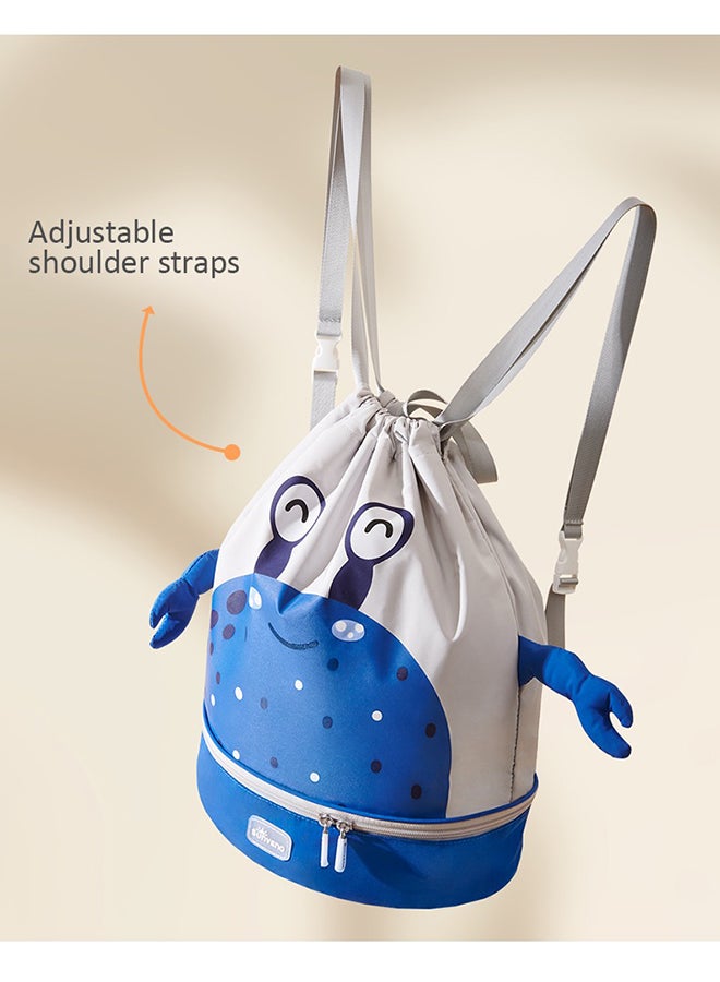 Sunveno Sling 3D School/Swimming Bag With Shoe Compartment - Blue  - Image 3